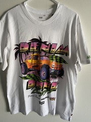 Levi’s Mens Dune Buggy White T-shirt Short Sleeve Large Pismo Beach