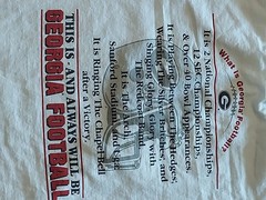Vintage Y2K Georgia Football Georgia Bulldogs T Shirt Size Adult 2XL Football