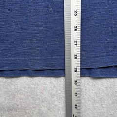 Peter Millar Henley Shirt Men Medium Blue Cotton Long Sleeve Pocket Casual