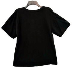 It Works Adult Size Large Black Steel Diamond Metallic Plate Cotton Logo T-Shirt