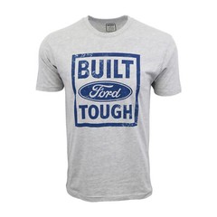 FORD BUILT TOUGH T SHIRT OFFICIAL ITEM GRAY