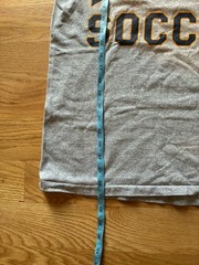 Vintage 80s Made in USA Cotton Rayon Single Stitch Navy Soccer Tee Size M