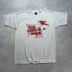 Vintage Atlanta 1996 Olympics T-Shirt L Single Stitch Eagle American Made in USA