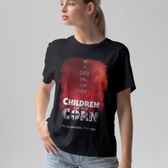 Children of the Corn (1984) Movie Poster Inspired T-Shirt Retro 80s Tee Unisex