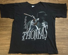 VTG 1992 Frank Thomas Baseball Graphic Men’s T Shirt Salem Sportswear Size Large