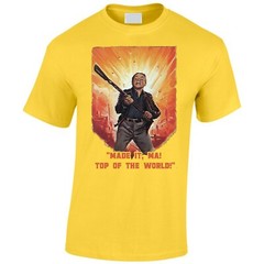 White Heat Inspired T Shirt Classic Gangster Movie James Cagney DTG Print