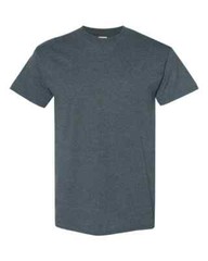 NEW Gildan Men’s Heavy Cotton Plain Crew Neck Short Sleeves T-Shirt 5000