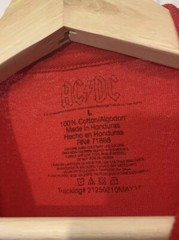 AC/DC Mens Sz L Red White And Blue Men T Shirt