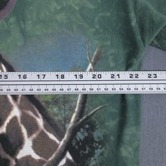 Vintage The Mountain Giraffe Shirt Size XL Green Tie Dye Anthony Casey 1999 USA