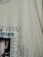 Vintage Tim McGraw Everywhere Double Sided Graphic White T Shirt size XL