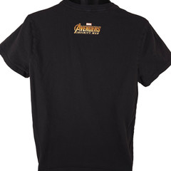 Avengers Infinity War T Shirt Mens Size Medium Black Marvel Comics Movie Tee