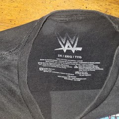 WWE WrestleMania VI Ultimate Warrior Macho Man Graphic Tee Men’s 2XL Black