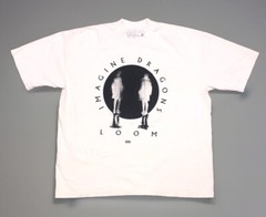 Imagine Dragons T Shirt XXL Cream LOOM World Tour 2024 Merch NEW *flaw