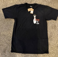 Stussy Shirt Tee Tshirt Black Size Small Double Sided Streetwear ✅