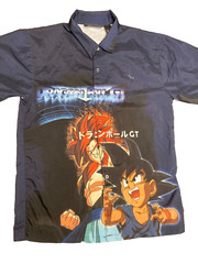 RARE Vintage 2003 Toei Dragon Ball GT Akira Toriyama Goku & Gogeta Shirt – S/M
