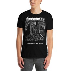 CRUSHUMAN Synthetic Religion T-Shirt NEW! Slayer Obituary Napalm Death