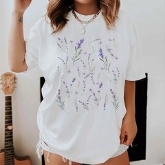 Lavender Plant Butterfly Comfort Tee
