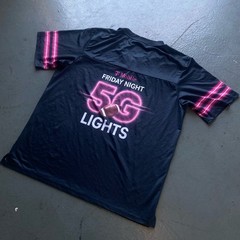 T-Mobile Men’s Black Friday Night 5G Lights Graphic Logo Jersey.