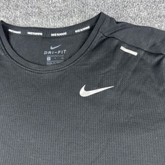 Nike Running Shirt Men S Black Short Sleeve Dri Fit Activewear Workout Gym Train