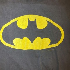 Vintage Retro 1980s Batman T-shirt DC Comics 80s Tee Shirt 1989 Black Yellow