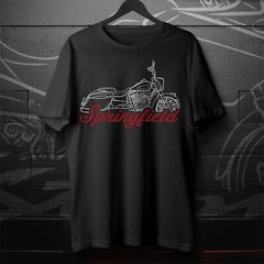 Indian Springfield 2016-2024 Motorcycle T-Shirt for Bikers