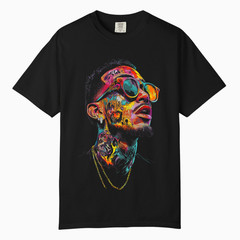 Neon Urban Hip Hop Streetwear Tee, Comfort Colors T Shirt, Unisex Streetwear Tee