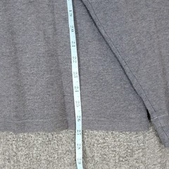 Daniel Cremieux T-Shirt Mens Large Gray Long Sleeve 100% Pima Cotton Crewneck