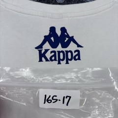 KAPPA White Sand Crecky T Shirt Men’s Medium Retro Sportswear Logamania