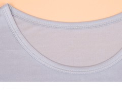 Knitted Men’s Short Sleeve T-shirt Mulberry Silk Fabric Round Neck Pullover Top