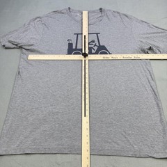 Travis Mathew Shirt Mens 2XL Gray Golf Cart Beer Graphic Tee Funny Pima Cotton