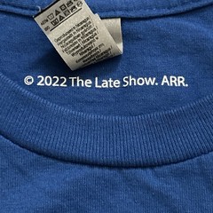 IS POTATO 2022 T-SHIRT – STEPHEN COLBERT LATE SHOW – BLUE – SIZE 2XL – OFFICIAL