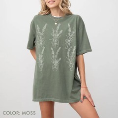 Lavender Vintage Style Comfort Tee Shirt
