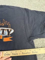 Vintage Harley-Davidson Shirt Mens L Black Steel City Graphic Crew Neck