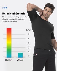 4 Pack Men’s Compression Shirts Long Short Sleeve Dry Cool Rash Guard XX-Small
