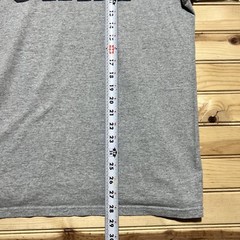 Vintage Coast Guard Spell Out Double Sided Gray Shirt Size Large