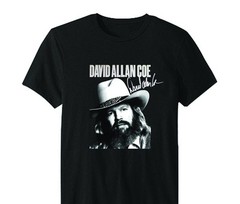 Vtg David Allan Coe – Call Me By My Name Cotton Black Full Size Unisex