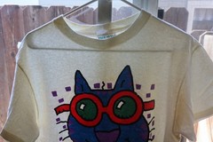 Vintage 1991 Free Style Shirt Jimmy Cool Cats Life Guard Paper Thin Size L