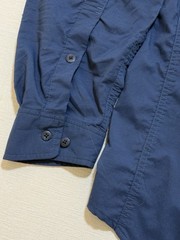 REI Sahara Shirt Men’s Large Blue Stretch Button Up Quick Drying Hiking Nylon