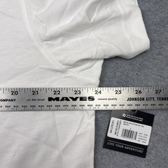 NWT Eddie Bauer Men’s Large T-Shirt Pocket White Crewneck Short Sleeve
