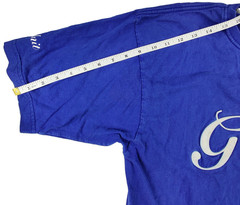 Ecko Unltd. Shirt Mens Large Blue G Unit Script Graphic Tee Hip Hop Streetwear