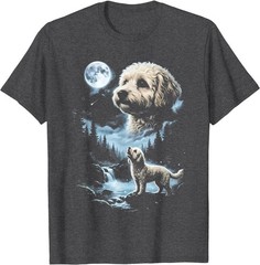 Maltipoo Howling to the Moon T-Shirt