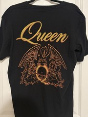 NWT Wrangler Men Black Short Sleeve Queen Graphic Band Tee Night at the Opera L