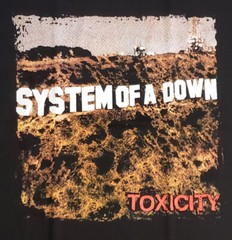 SYSTEM OF A DOWN Toxicity T-shirt Heavy Metal Men’s 100% Cotton Tee New