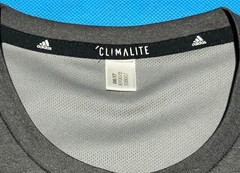 Men’s Adidas Climate – Casual Short Sleeve Shirt – Grey – XL – 100% Poly