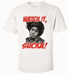 AUNT ESTHER WATCH IT SUCKA T-SHIRT RETRO COMEDY SANFORD SON REDD FOXX TV