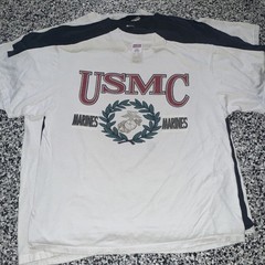 LOT OF 12 VINTAGE T SHIRTS MILITARY USA Navy Air Force Armed Forces National (46