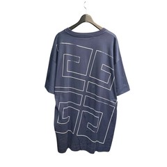 GIVENCHY STANDARD T-shirt Crew neck cut sew BM71JA3YJ5 Navy Size: