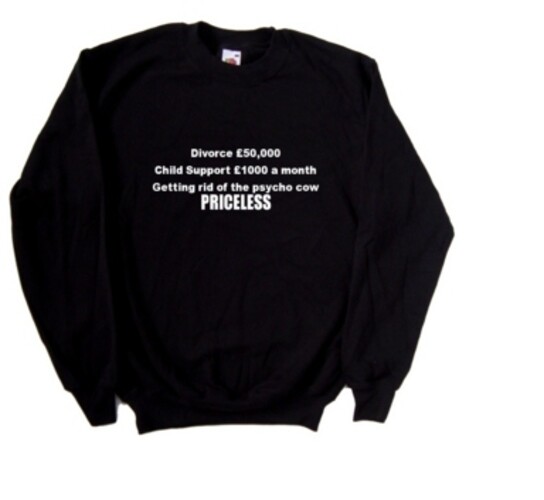 Divorce Priceless Funny Sweatshirt