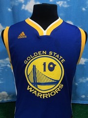 Golden State Warriors Jersey Large 10 Dion Adidas Blue NBA see description C3