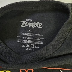 Rob Zombie Black Short-Sleeve Graphic Tee . Concert